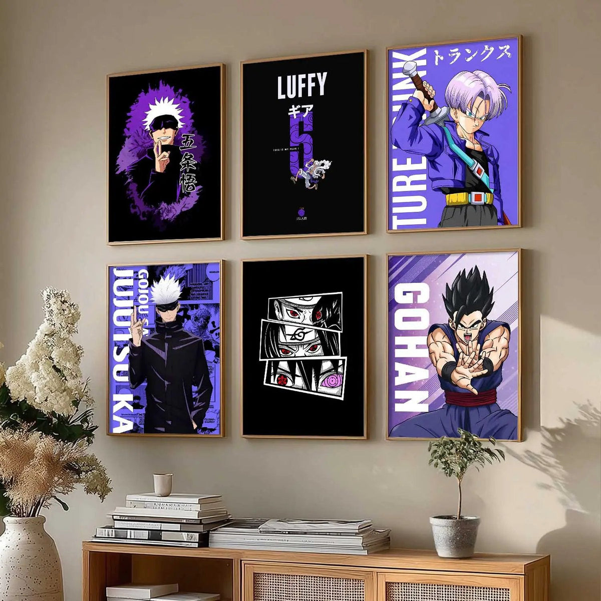 Anime Heroes Digital Art Gallery Set