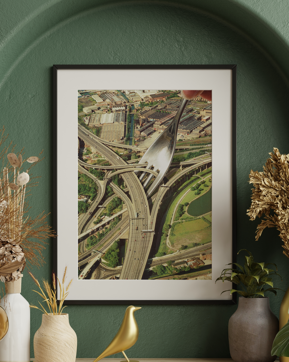 Surreal Spaghetti Junction Digital Art