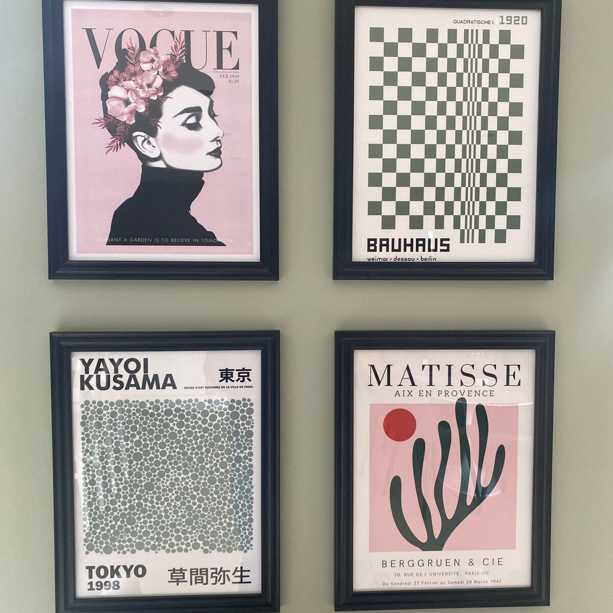 Vintage Aesthetic Gallery Wall Set Digital Download