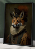Aristocratic Fox Gentleman Digital Art