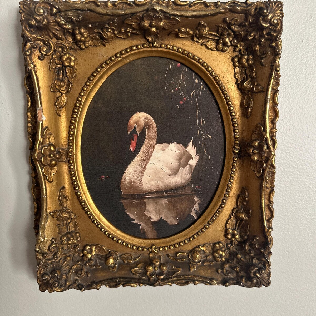 Graceful Swan Digital Artwork