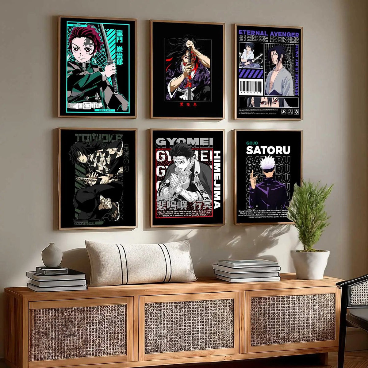 Anime Heroes Digital Art Gallery Set
