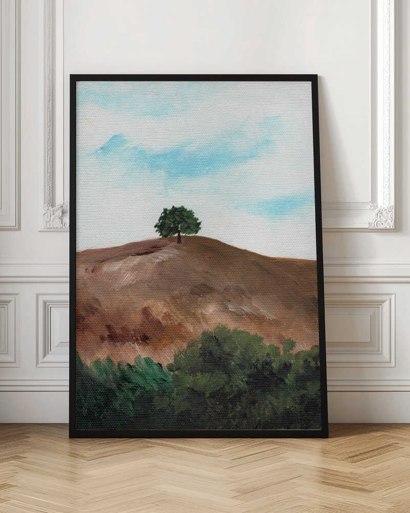 Moody Mountain Landscape Digital Art