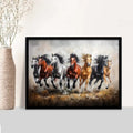 Galloping Horses Running Wild Digital Artwork