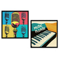 Music Please Digital Art Set