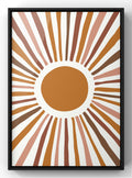 Boho Sunburst Digital Artwork