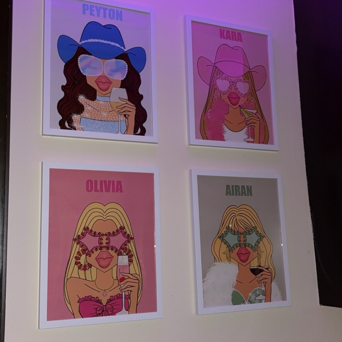 Custom Cowgirl Digital Art Collection