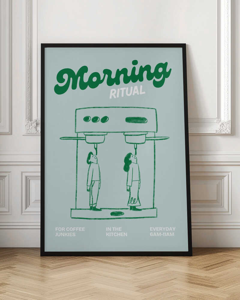 Morning Ritual Coffee Digital Art