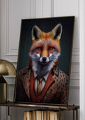 Dapper Fox Gentleman High-Resolution Digital Artwork