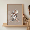 Space Bunny Explorer Digital Art
