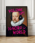 Volume Up Ignore World Classical Graffiti Digital Art