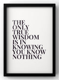 True Wisdom Quote Digital Art