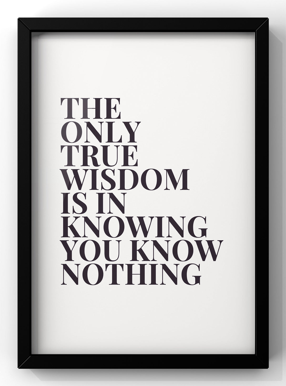 True Wisdom Quote Digital Art