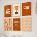Motivational Champion Wall Art Gallery Set