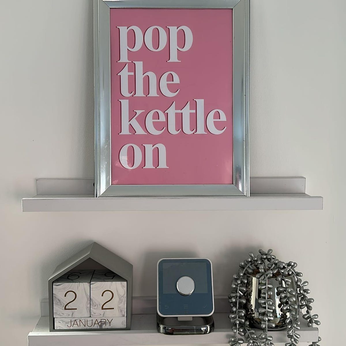 Pop The Kettle On Digital Art Print