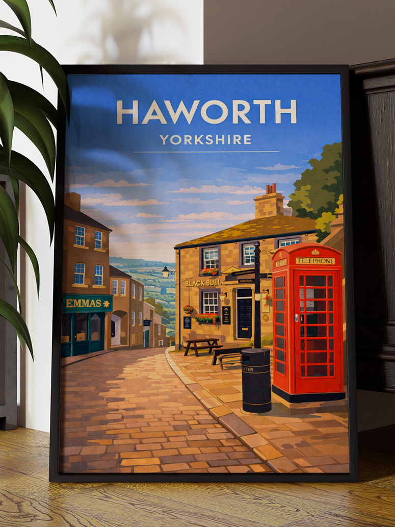 Haworth Yorkshire Travel Poster