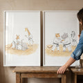 Judo Animals Digital Art Print