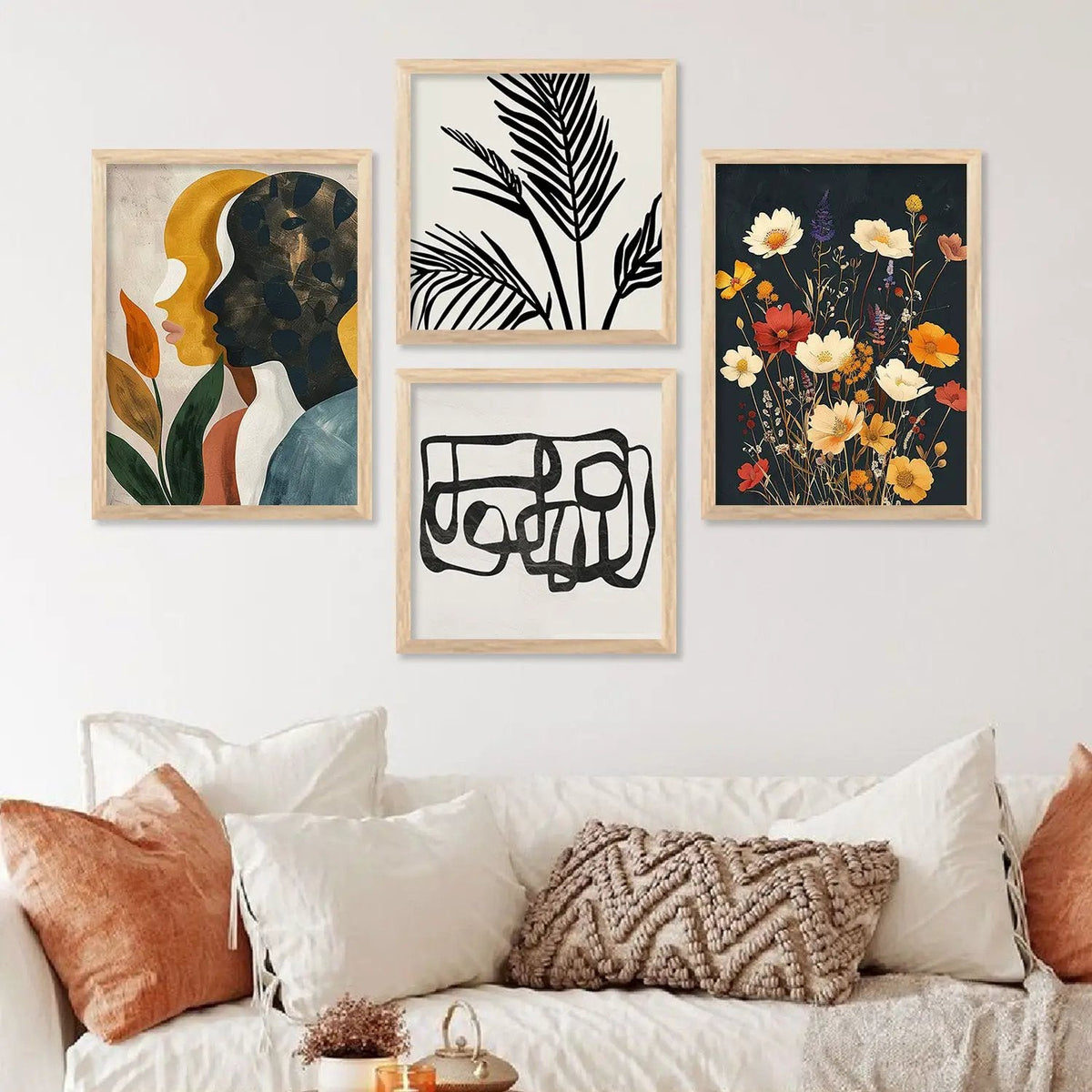 Eclectic Modern Gallery Wall Set
