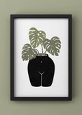 Botanical Body Planter Digital Wall Art