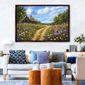 Countryside Wildflower Path Digital Artwork