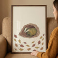 Autumn Badger Den Digital Art