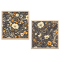 Midnight Meadow Floral Digital Art Print