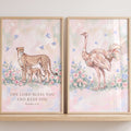 Safari Animal Blessings Nursery Digital Art Set