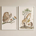 Whimsical Woodland Animal Musicians Digital Art