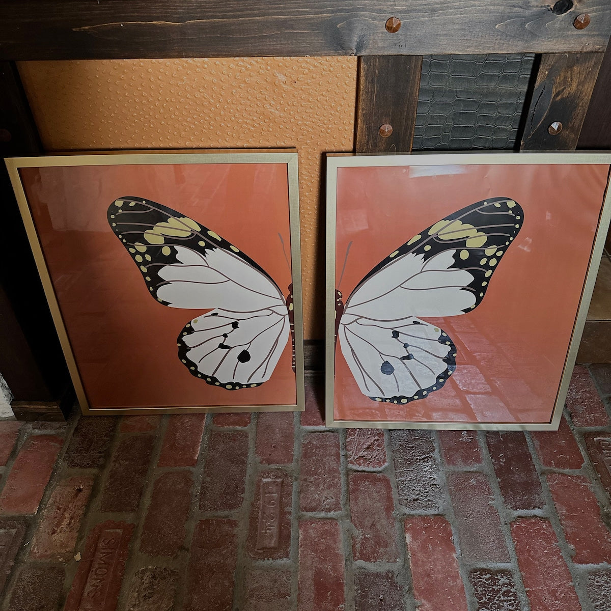 Split Butterfly Wings Digital Art Set