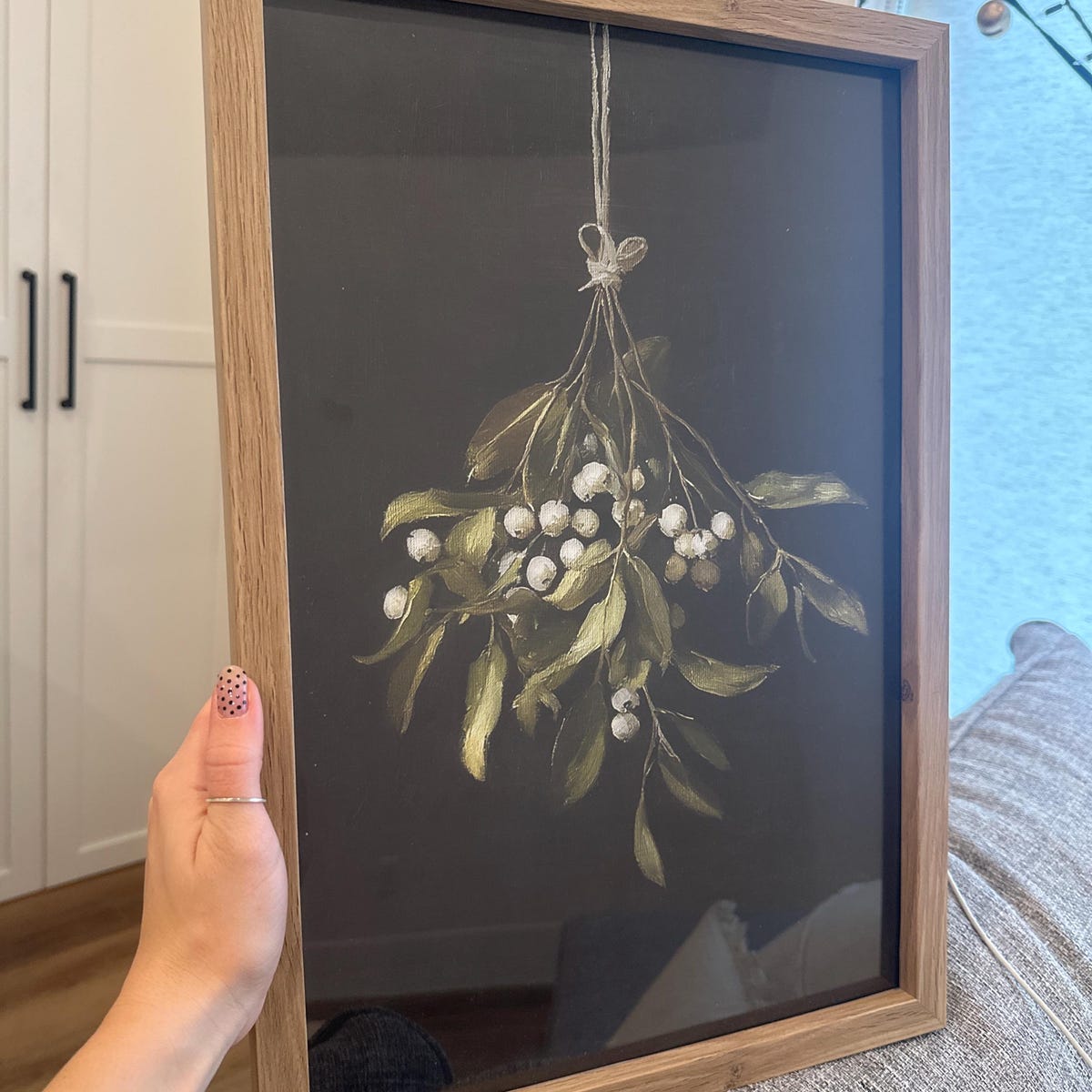 Hanging Mistletoe Digital Artwork