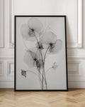 Ethereal Botanical X-Ray Digital Art Print