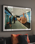 Subway Surrealism Digital Art Print