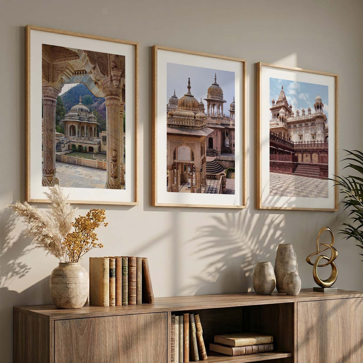 Royal Heritage Architecture Triptych