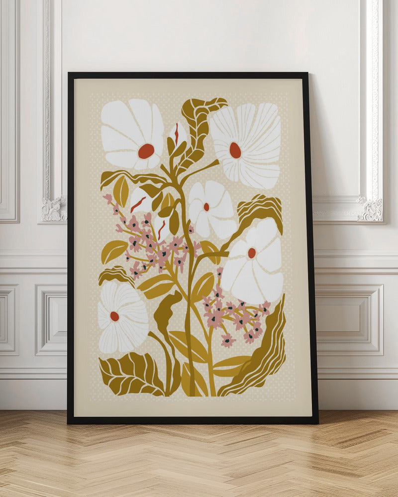 Abstract Botanical Garden Digital Art Print
