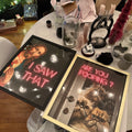 I Saw That Jesus Funny Modern Wall Art Print