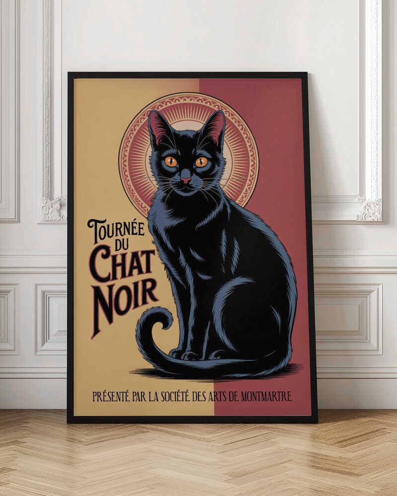 Tournée du Chat Noir Vintage French Cat Poster Digital Download