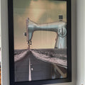 Surreal Stitch Desert Highway Digital Art