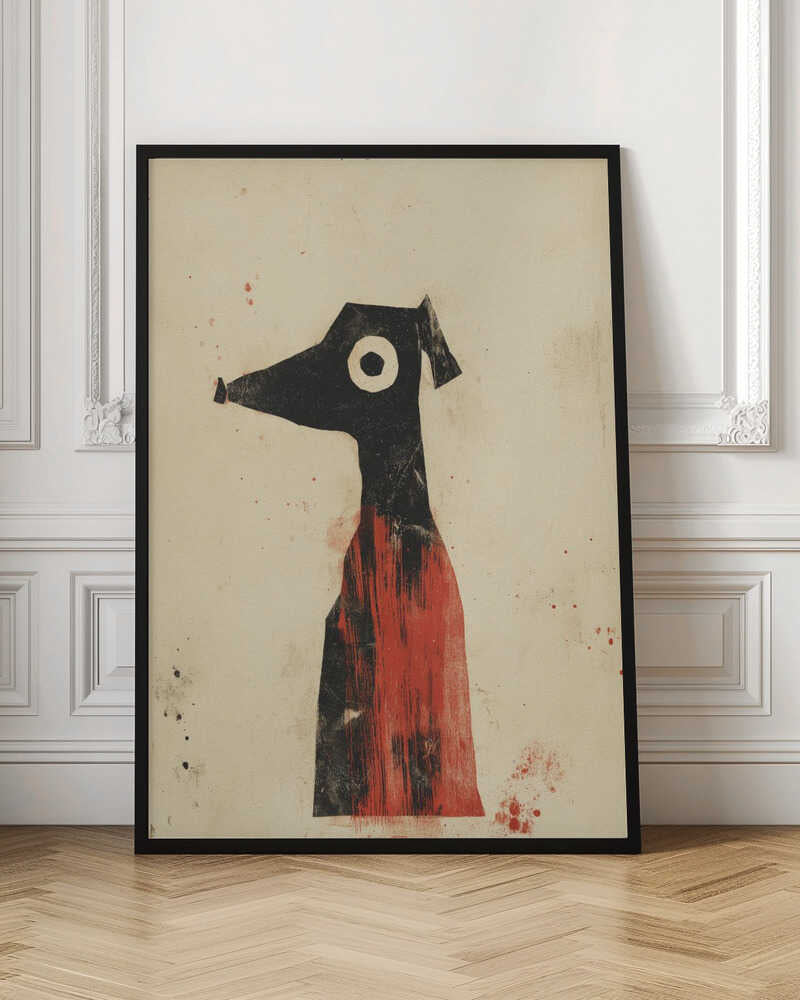 Abstract Dog Digital Art Print