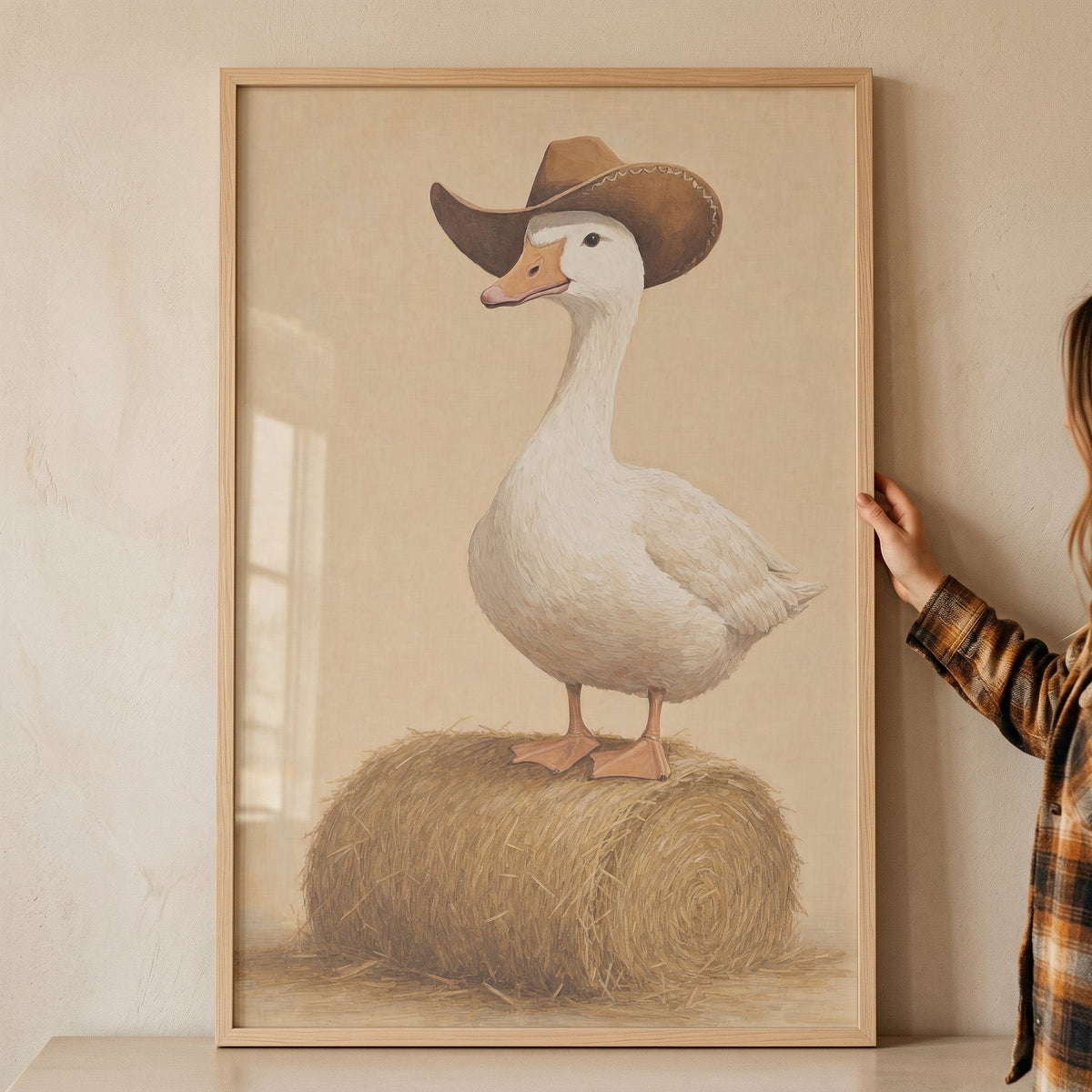 Cowboy Duck Digital Art