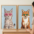 Chic Woodland Animals Digital Artwork Set