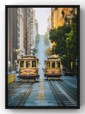 San Francisco Cable Cars Digital Print