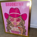 Brooklynn Pink Cowboy Cowgirl Martini Digital Art