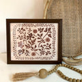 Rustic Botanical Press Digital Art