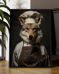 Wolf Chef Digital Art