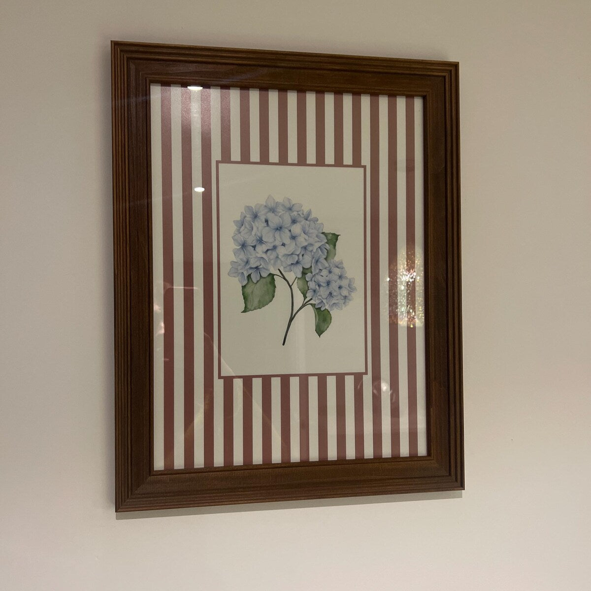 Vintage Blue Hydrangea Digital Art