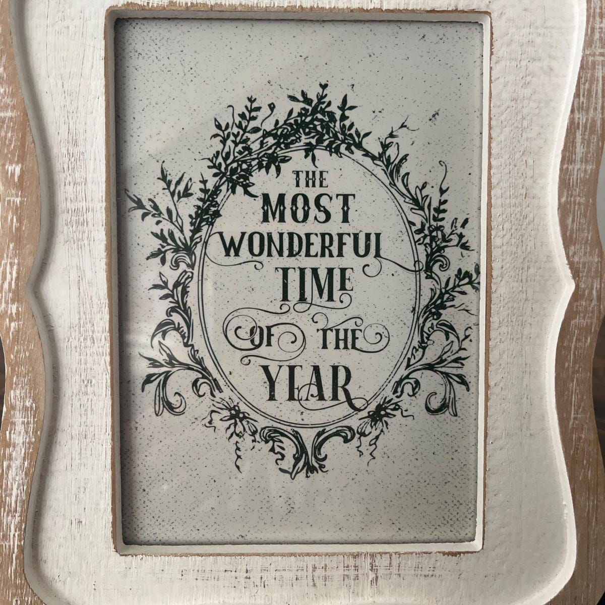 The Most Wonderful Time of the Year Typography Print