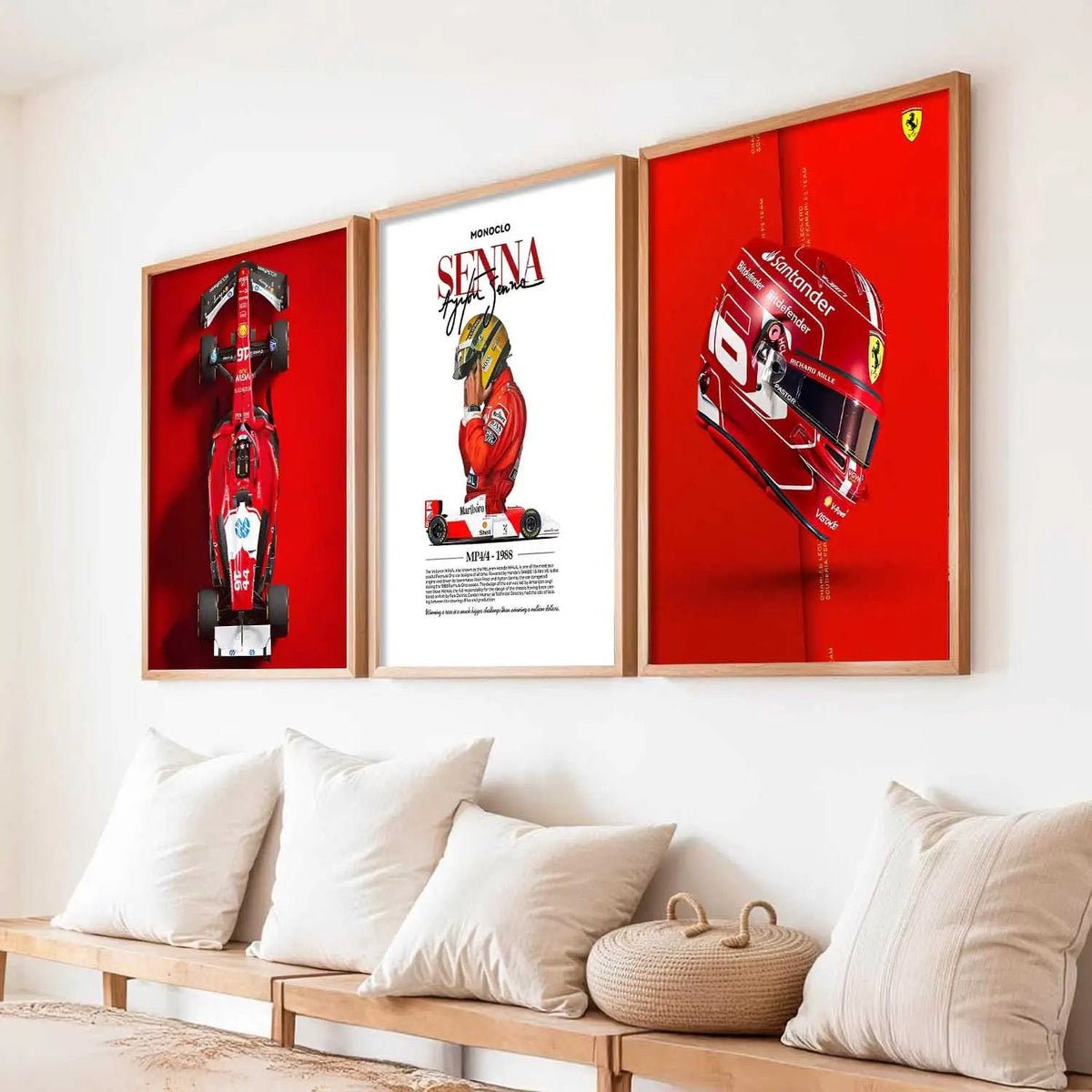 F1 Racing Legend Digital Triptych