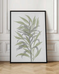 Ethereal Botanical Leaf Digital Art Print