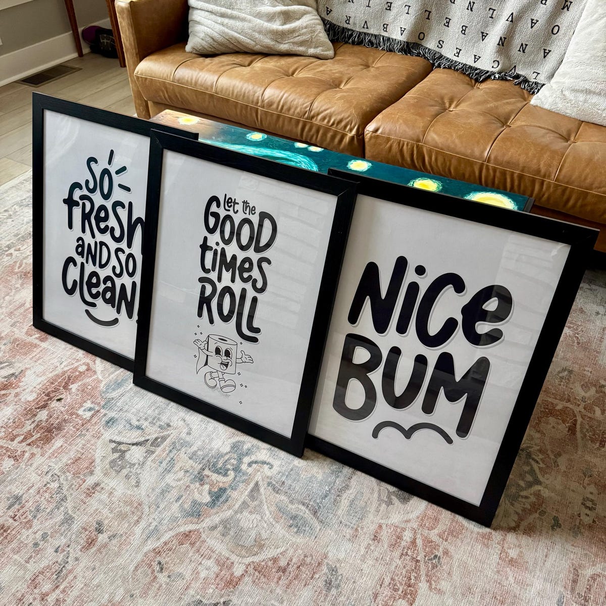 Funny Bathroom Typography Digital Art Bundle