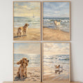 Coastal Dogs Oil Painting Set